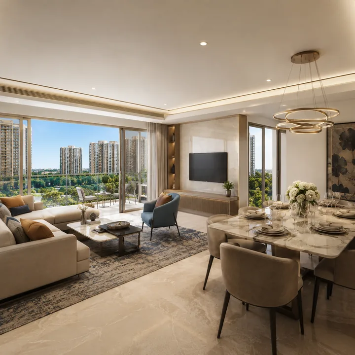 Prestige Attibele representative living-dining interior Prestige Attibele representative living-dining interior